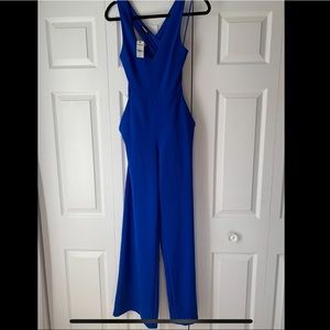 New Express Blue Jumpsuit